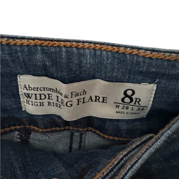 Abercrombie & Fitch Blue Flare Jeans - Picture 3 of 3